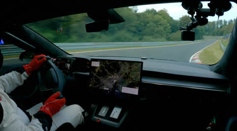 Model S Plaid at Nürburgring