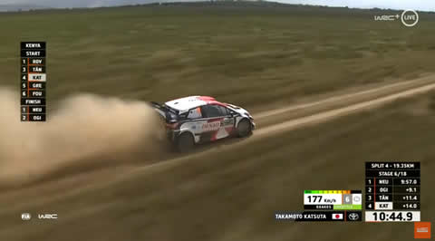 Takamoto Katsuta at WRC Safari Rally Kenya 2021