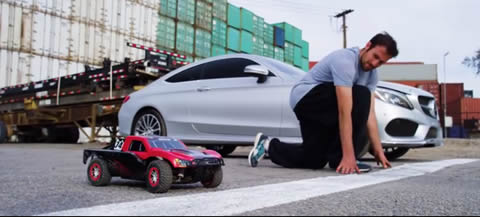 Parkour vs RC Car vs C-Class Coupe - The Ultimate Race