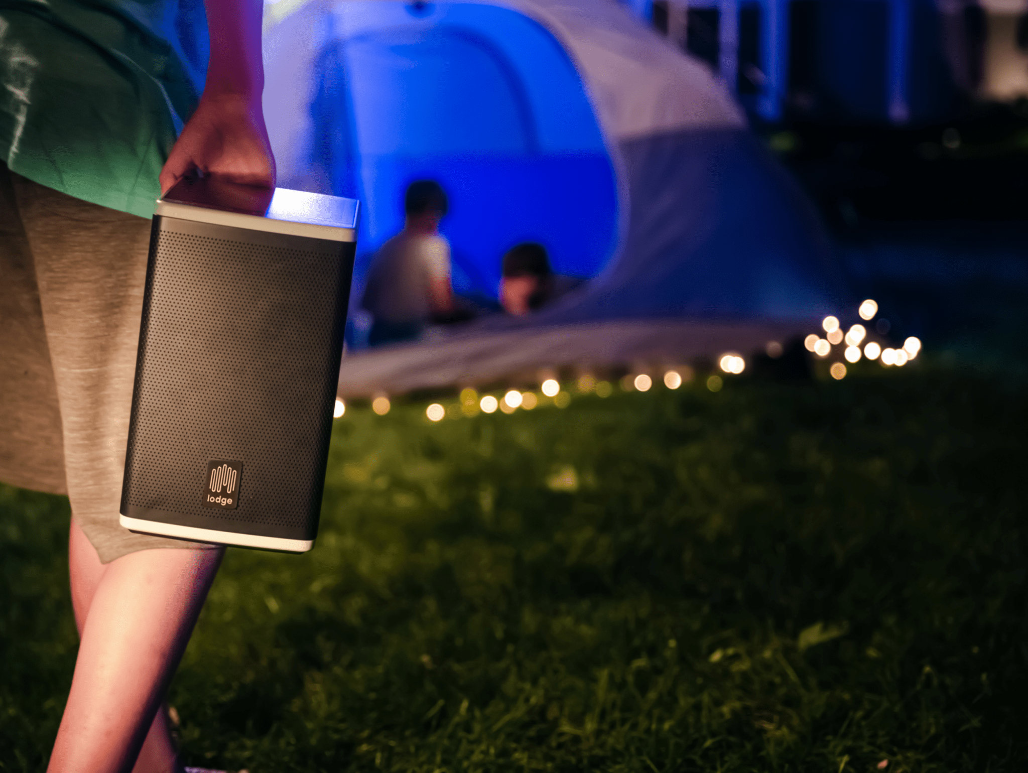 lodge™ Solar Powered Speaker 4 Series 2 - Lodge Outdoor Bluetooth Solar Speaker