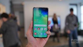 Samsung Galaxy S10e: battery life is not great