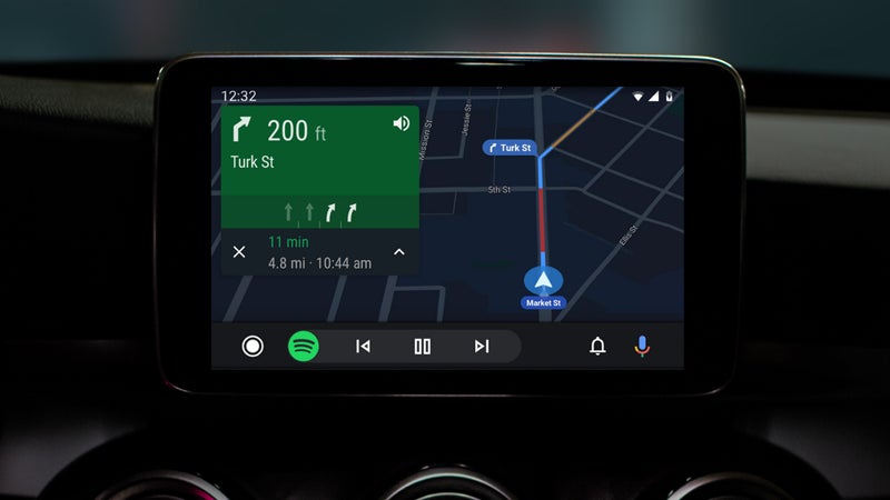 Android Auto is getting a redesigned interface and Dark Mode