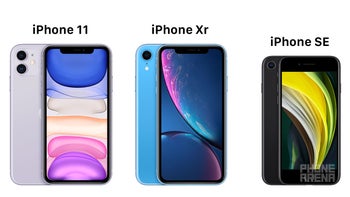 iPhone SE (2020) vs iPhone 11 vs iPhone XR