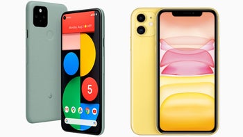 Google Pixel 5 vs Apple iPhone 11