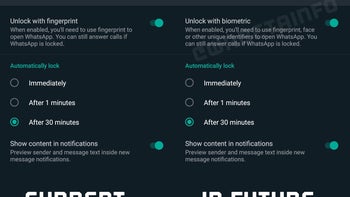 Face unlock support coming soon to WhatsApp on Android