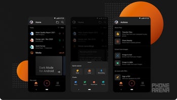 Microsoft's all-in-one Office app for Android gets the dark mode treatment (yes, in 2021)