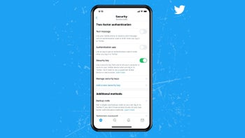 Twitter will allow users to add security keys as the sole authentication method
