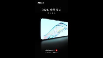 ZTE teases Axon 30 5G with second-gen under-display selfie camera