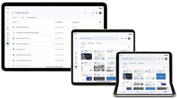 Google Drive update improves functionality on Android foldables and tablets
