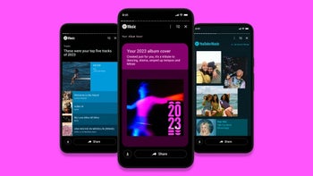 YouTube Music is rolling out its 2023 recap with your personalized album art