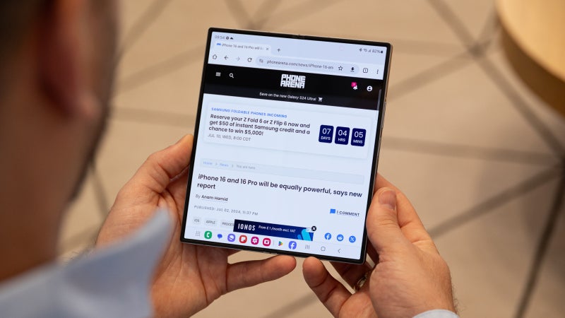 Samsung's Galaxy Z Fold 6 is reportedly struggling, but the Galaxy S24 series continues to sell very well