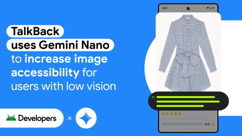 TalkBack can read images even if your phone is offline – thanks to the on-device Gemini Nano