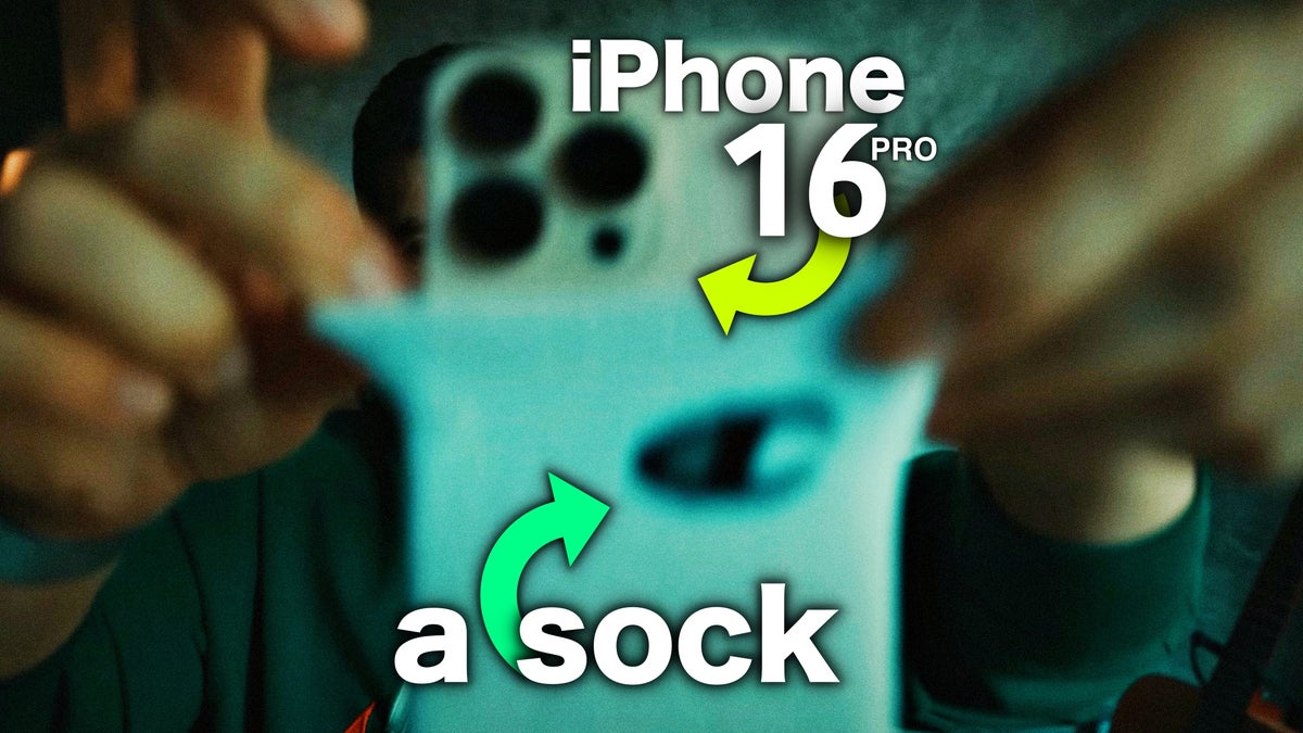 Here's why you want to put your new iPhone 16 Pro in a sock