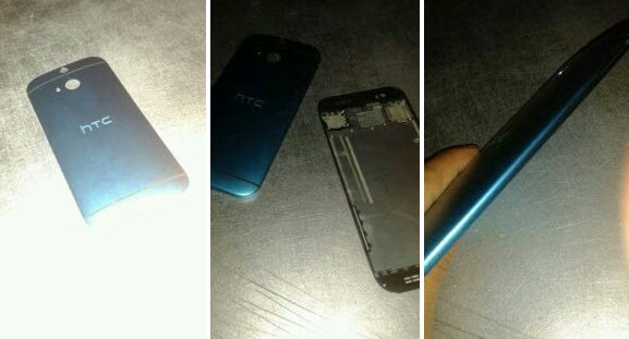 Pictures allegedly of the HTC M8 back cover - Pictures of the HTC M8&#039;s back cover leak, reveal mysterious new element