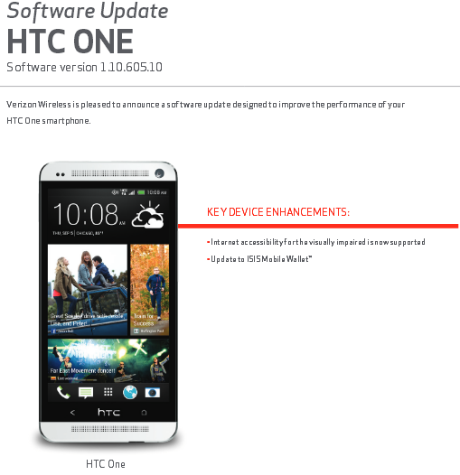 Verizon&#039;s HTC One now has support for mobile payment system ISIS - HTC One update for Verizon adds ISIS support