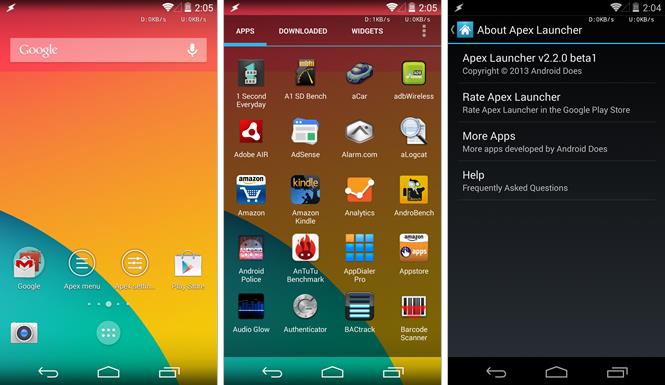 How to bring the KitKat interface to any Android with Apex Launcher 2.2, transparency included