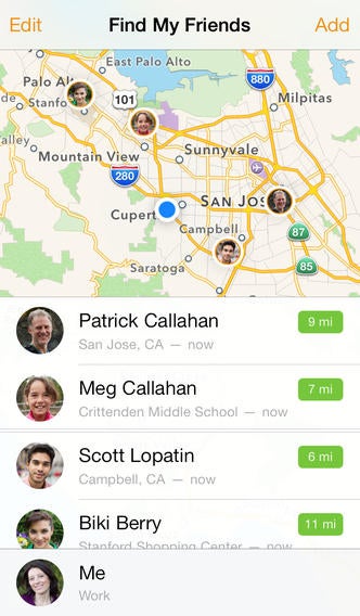 Apple&#039;s Find My Friends updated for iOS 7, that&#039;s the last holdover