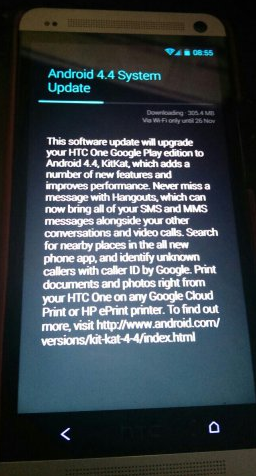 The HTC One GPe has started receiving Android 4.4 - Samsung Galaxy S4 and HTC One Google Play editions start to receive Android 4.4 update