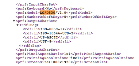 User Agent profile outs the LG D830 - Mystery LG D830 appears in User Agent profile