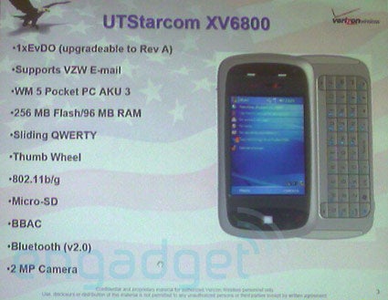 Three new Windows Mobile QWERTY slider phones coming to Verizon