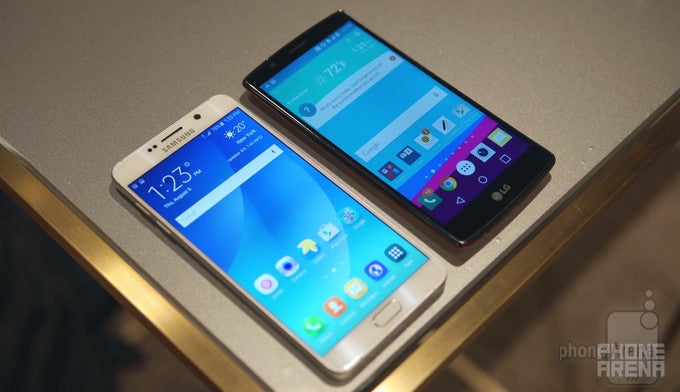 Samsung Galaxy Note5 vs LG G4: first look