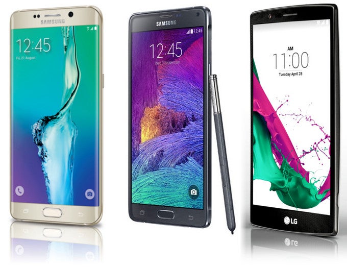 Samsung Galaxy S6 edge+ vs Samsung Galaxy Note 4, LG G4: specs comparison