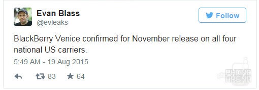 More images of BlackBerry&#039;s &#039;Venice&#039; slider appear; may hit all four major U.S. carriers upon arrival