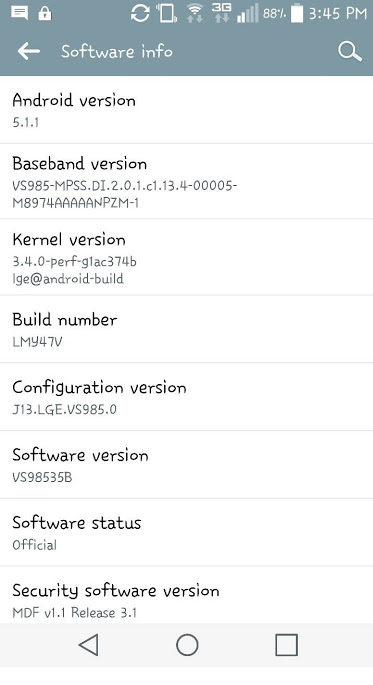 Verizon&#039;s LG G3 is receiving an update to Android 5.1.1 - Verizon branded LG G3 receiving update to Android 5.1.1