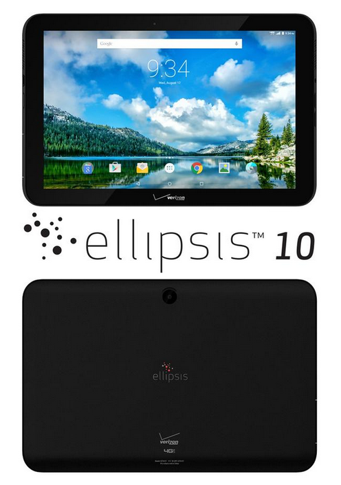 Tweet from Evan Blass outs Verizon&#039;s Ellipsis 10 budget slate - Leak shows Verizon prepping 10-inch Android-powered Ellipsis budget slate