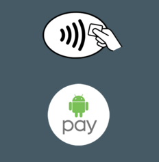 Contactless payments logo (top) Android Pay logo (bottom) - All you need to know about Android Pay: compatible devices, availability, safety features and more