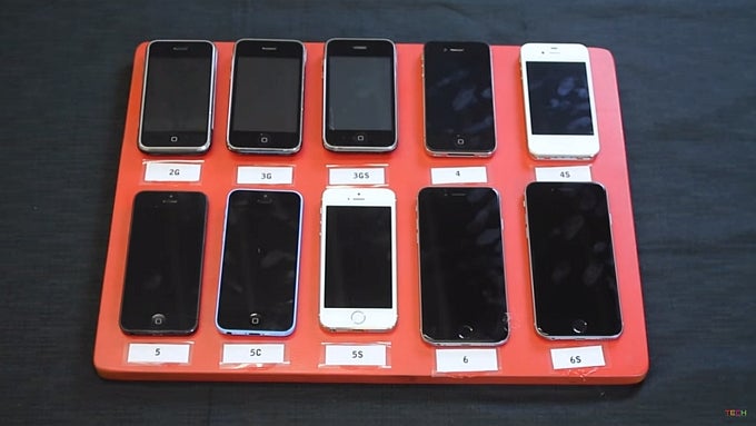 Video: all Apple iPhone models get the water treatment, the iPhone 3G outlasts its brethren