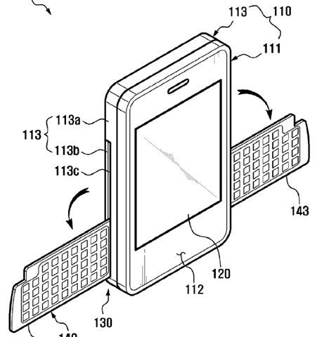 Samsung working on using folding keyboard design?