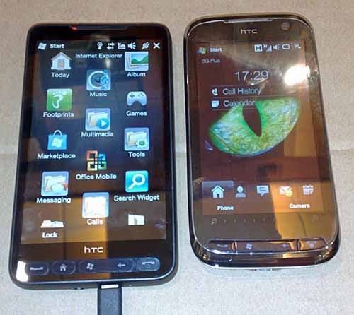 Pictures of HTC Leo lyin&#039; around