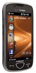 Samsung Omnia II pictured for Verizon