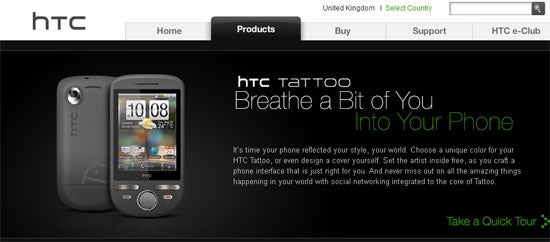 Donut &amp; FM Radio to come loaded with Vodafone&#039;s launch of the HTC Tattoo