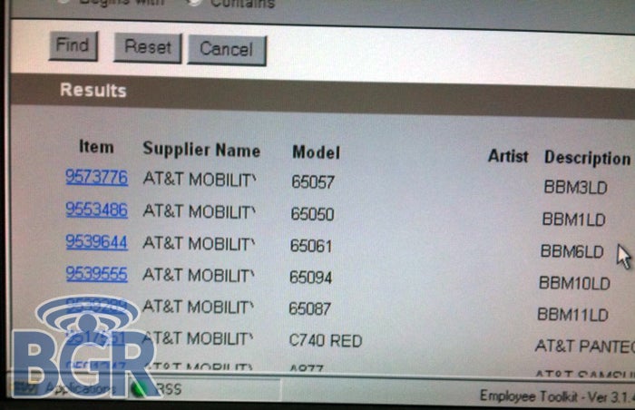 Best Buy system shows a handful of unmarked &#039;Berry devices for October 25th launch?