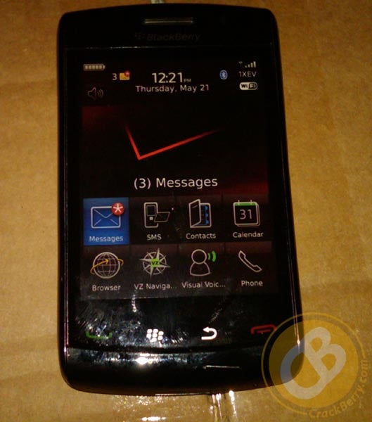 More evidence of October 21st BlackBerry Storm2 9550 Verizon launch