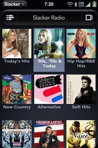 Slacker radio hitting up the airwaves on WebOS