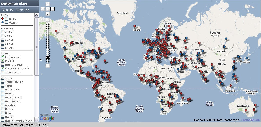 WiMAX&#039;s worldwide growth is expanding rapidly while North America plays catch up