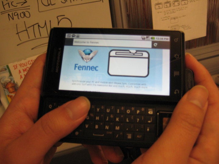 Nexus One &amp; Motorola DROID spotted running Mozilla Fennec