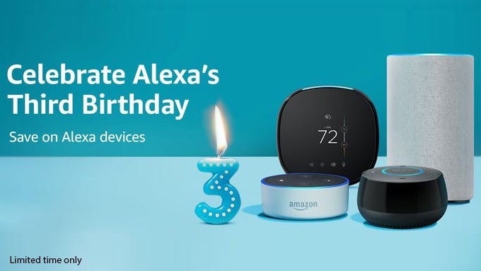 Deals: Amazon celebrates Alexa&#039;s third birthday with a bevy of hot deals on Alexa-powered devices
