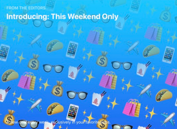 Save money with discounts and deals from apps listed on Apple&#039;s new This Weekend Only section in the App Store - Apple replaces free App of the Week with a new section, &quot;This Weekend Only&quot;