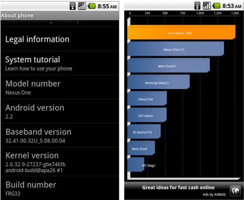 New updated Froyo build discovered for Nexus One