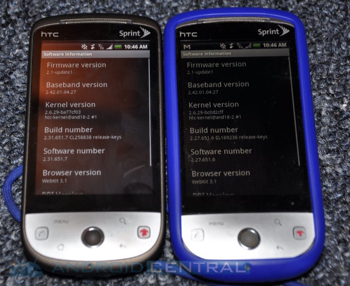 Sprint starts to send out a minor update for the HTC Hero
