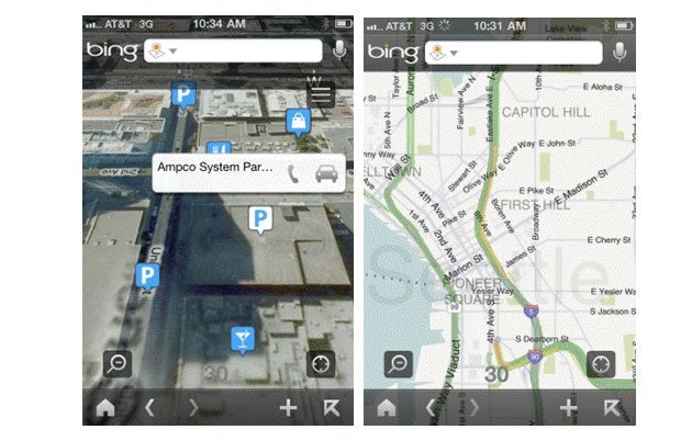 Latest version of Bing for iOS includes updated Bing Maps &amp; Bing Travel services