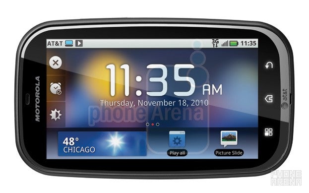 Motorola BRAVO portrait mode - AT&amp;T announces three Motorola additions to its Android stable