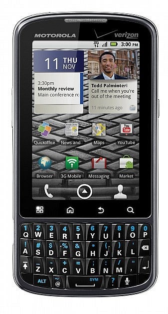 The Motorola DROID Pro is designed for the businessman on the go - Motorola DROID Pro with portrait QWERTY and 3.1 inch screen is introduced