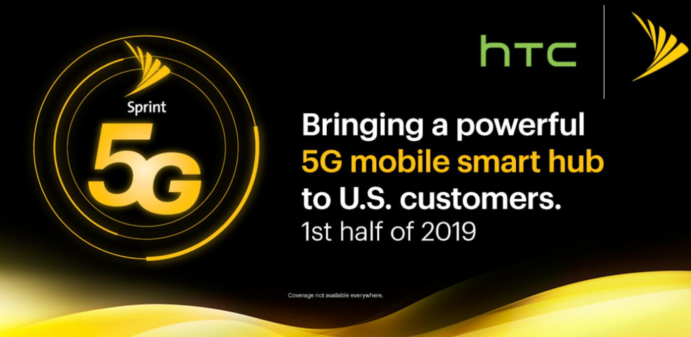 Sprint and HTC will launch a &quot;5G mobile smart hub&quot; in early 2019