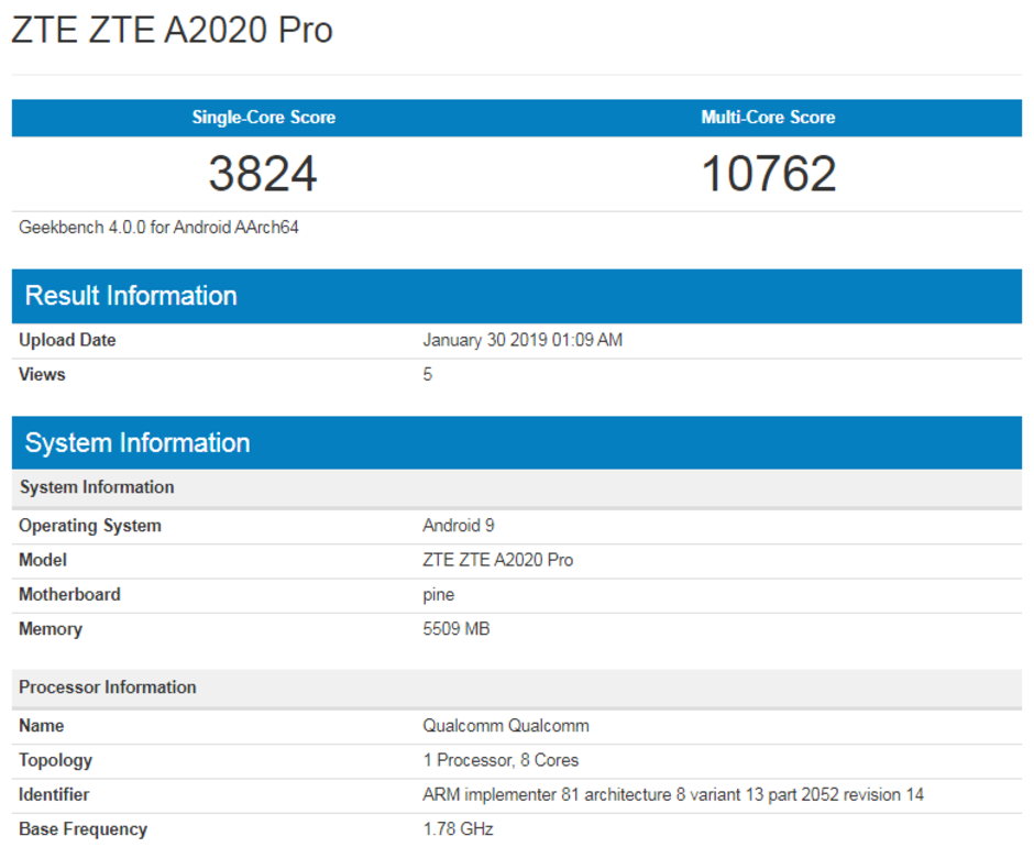 ZTE Axon 10 Pro benchmark suggests it&#039;ll be a worthy Galaxy S10 competitor