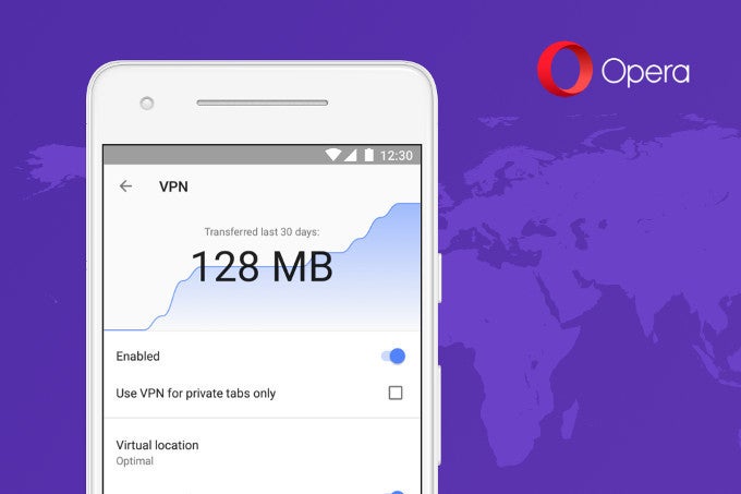 Opera VPN browser releases in beta on Android